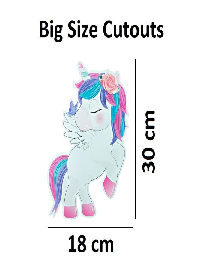 FI - FLICK IN 71 Pcs 1st Birthday Unicorn Decoration for Girls | Pink Bday Decorations Party Set | Kids Party Decoration Kit | Unicorn Theme First Birthday Decorations Kit (Pack of 71, Pink) - Image 4